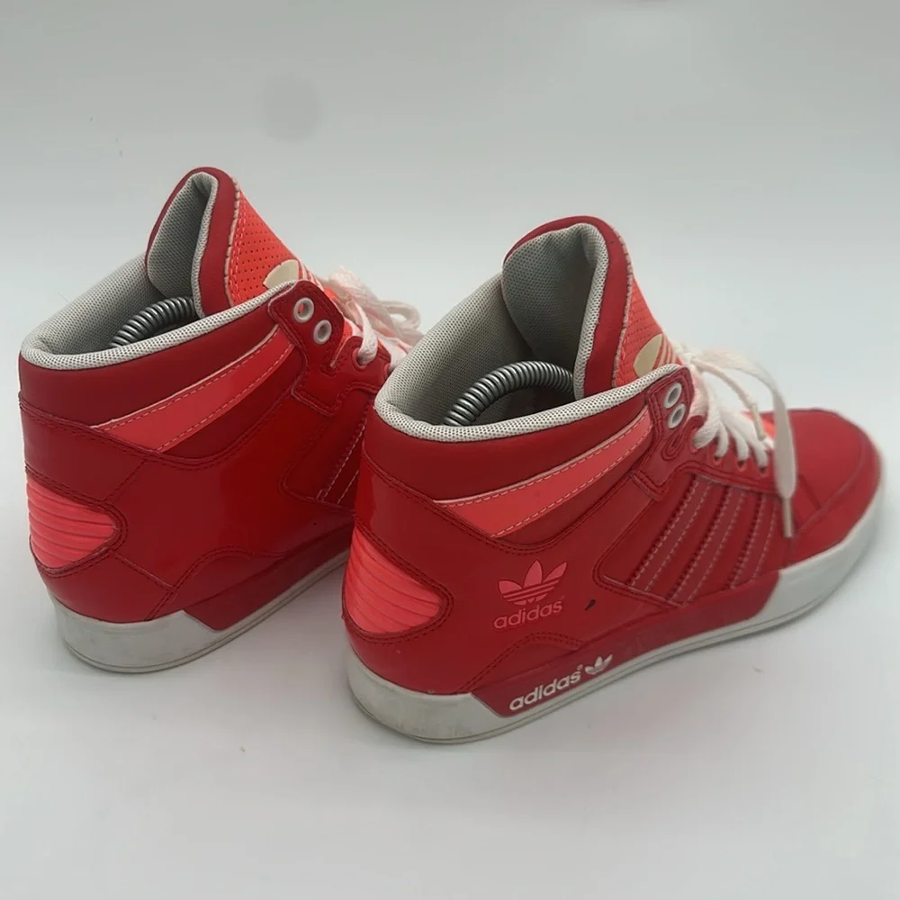 adidas Originals Hard Court Hi Women's Size 7 Red Sneakers